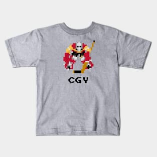 16-Bit Hockey Goalie - Calgary Kids T-Shirt